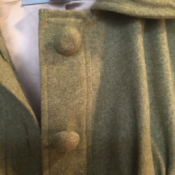 Anthropologie Tabitha Lime Green 3/4 Sleeve Blazer - Picture 5 of 7